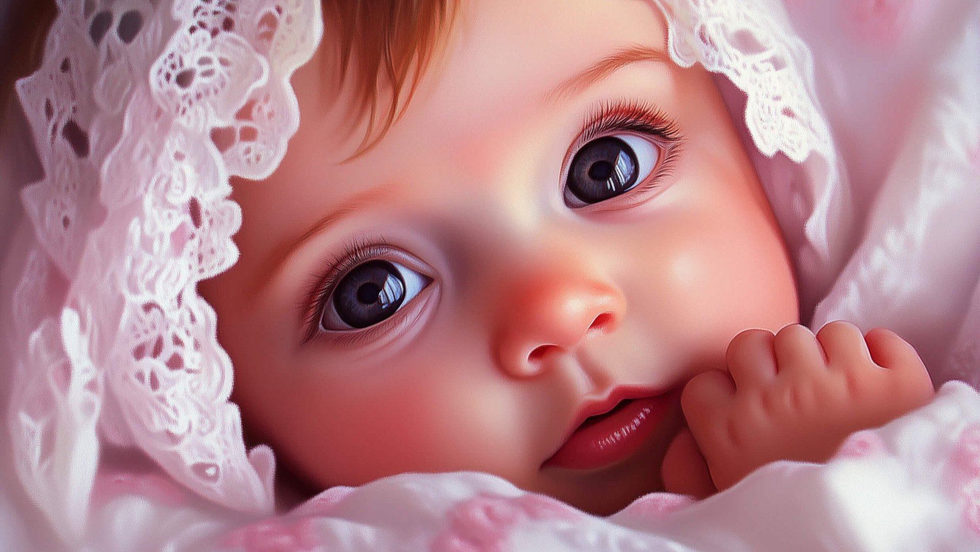 Primer plano de una niña pequeña