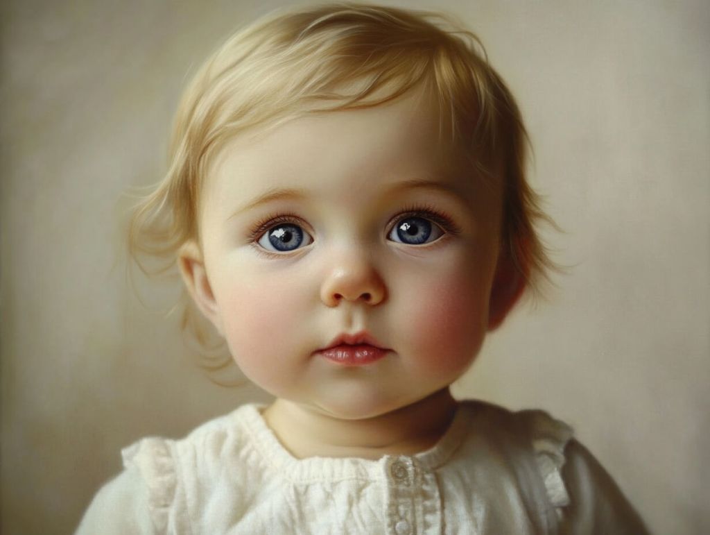 Una niña rubia