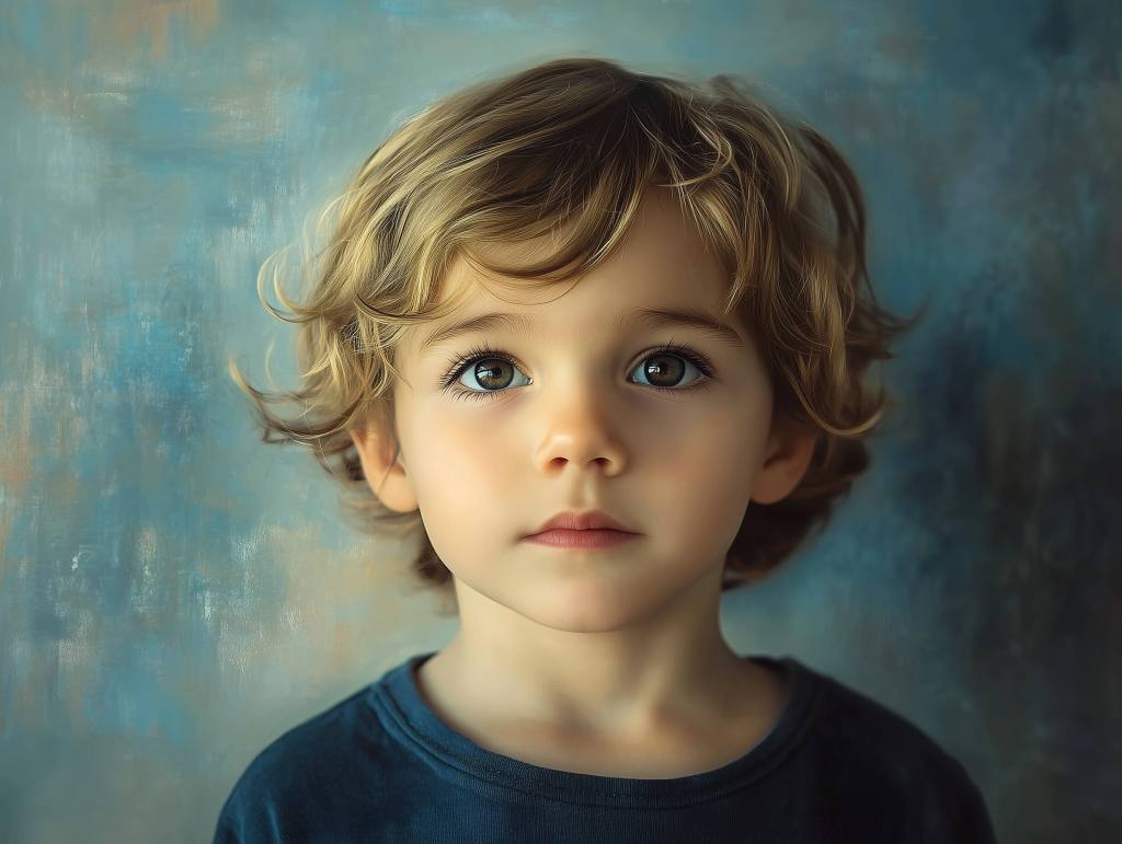Retrato de un niño pequeño