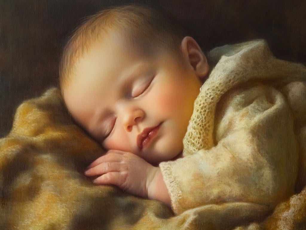 Un bebé dormido