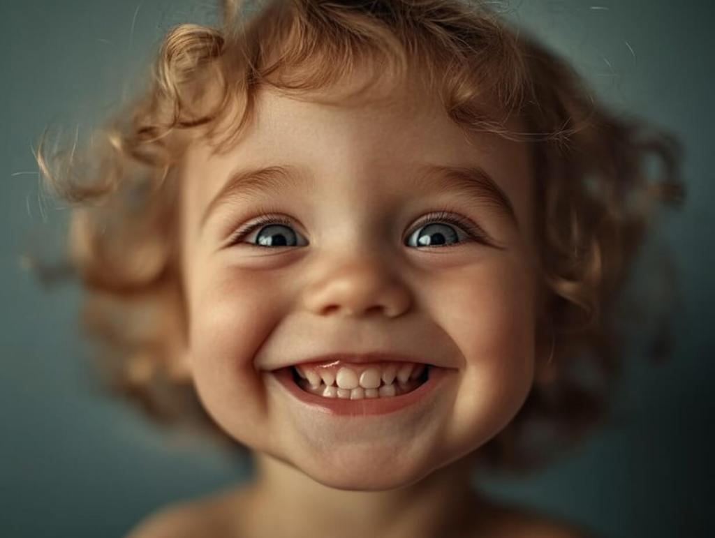 Un niño feliz