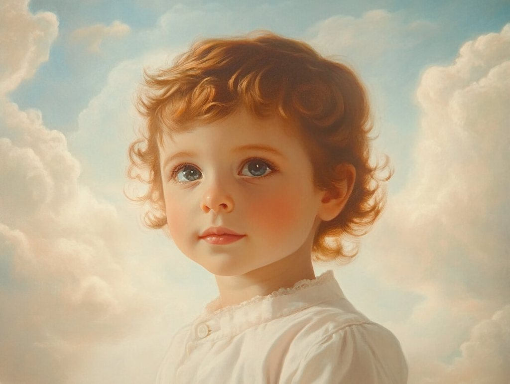Retrato de un niño pequeño