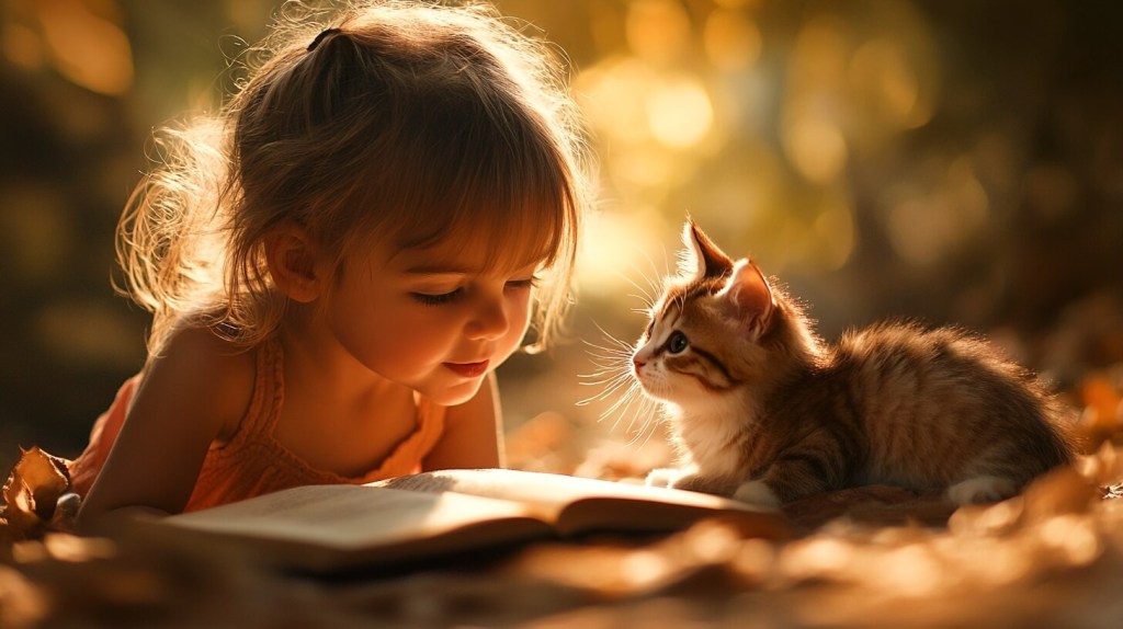 Convivir con gatos durante la infancia