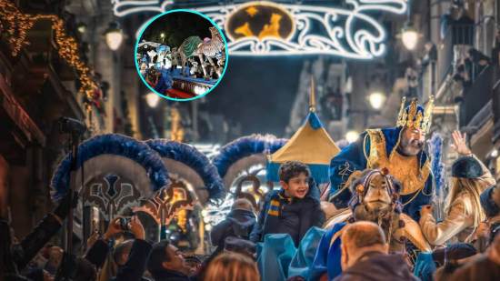 Cabalgata de Reyes de Alcoy, en grande, y de Murcia, en pequeño