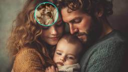 Una pareja con su hijo pequeño