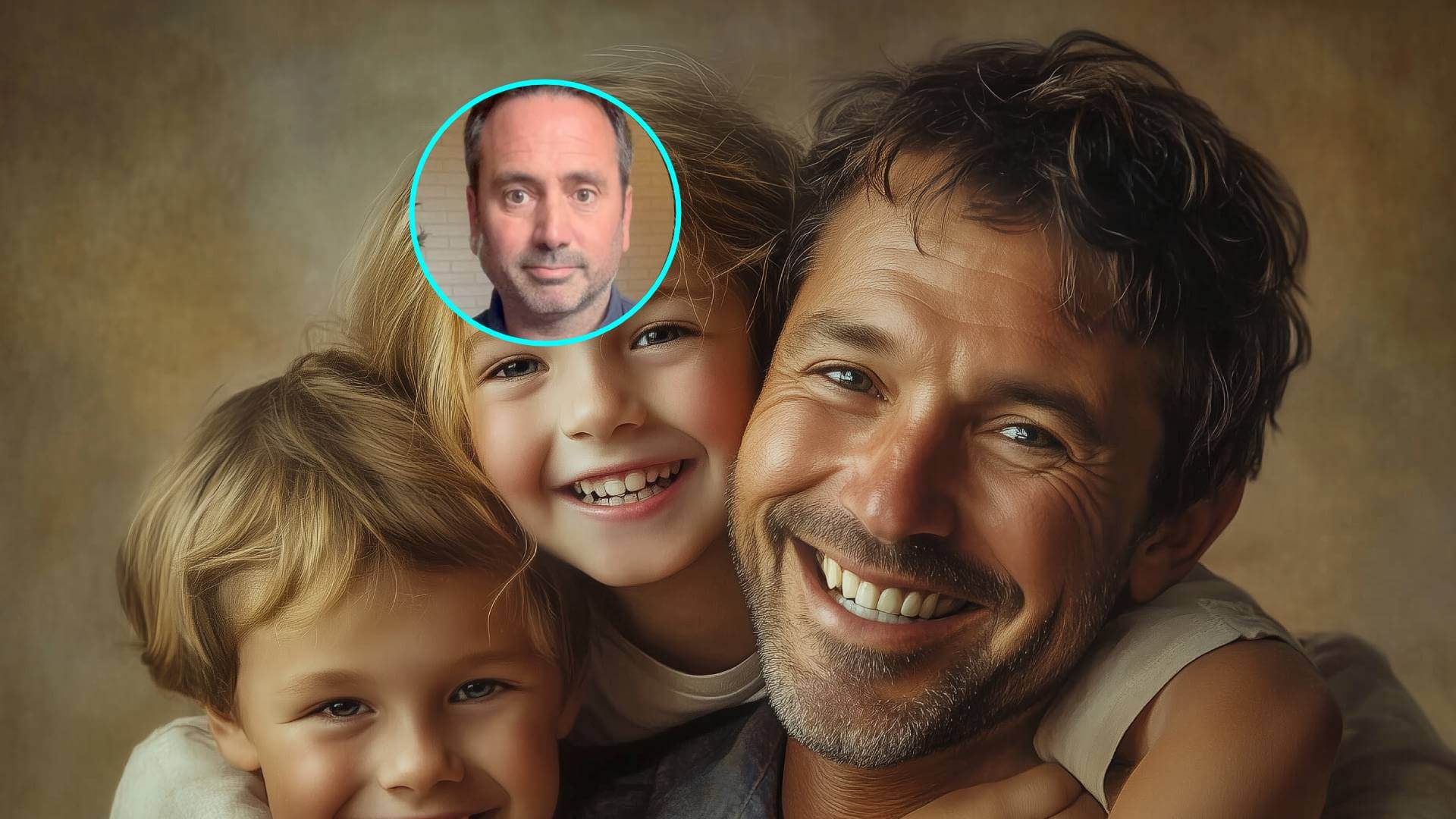 Retrato de una familia satisfecha y feliz. En detalle, Álvaro Bilbao