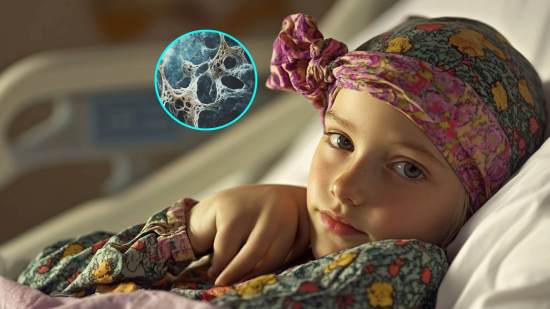 Una niña enferma de cáncer. Un estudio demuestra evidencias que pueden ser decisivas para su tratamiento