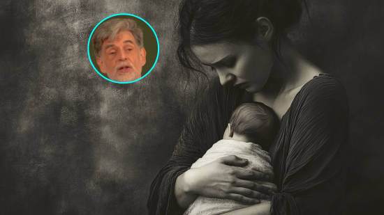 Una mujer arropa a su bebé. En detalle, el pediatra Carlos González