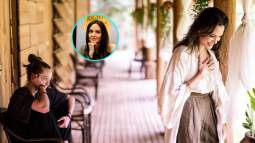 Angelina Jolie con su hija Shiloh