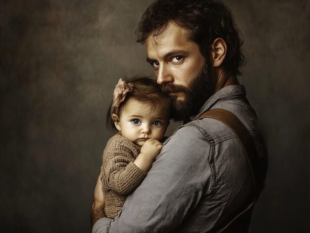 Retrato de un padre y su hija