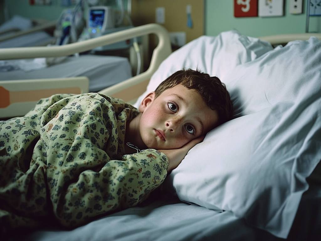Un niño, ingresado en el hospital