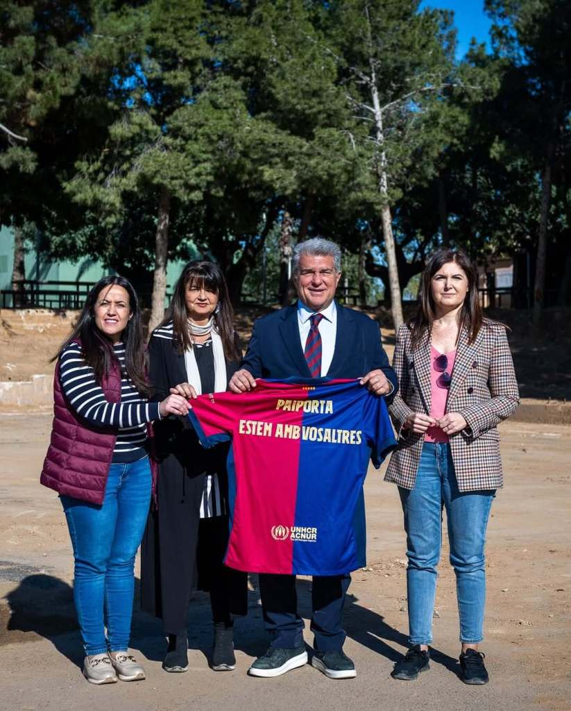 El BArcelona ayudará a reconstruir instalaciones deportivas públicas destruidas por la DANA