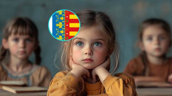 Clase de un colegio valenciano