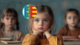 Clase de un colegio valenciano