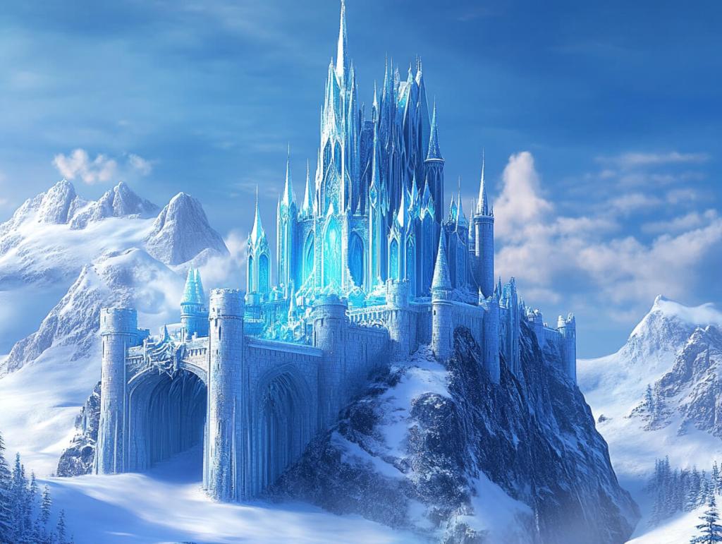 Castillo inspirado en Frozen