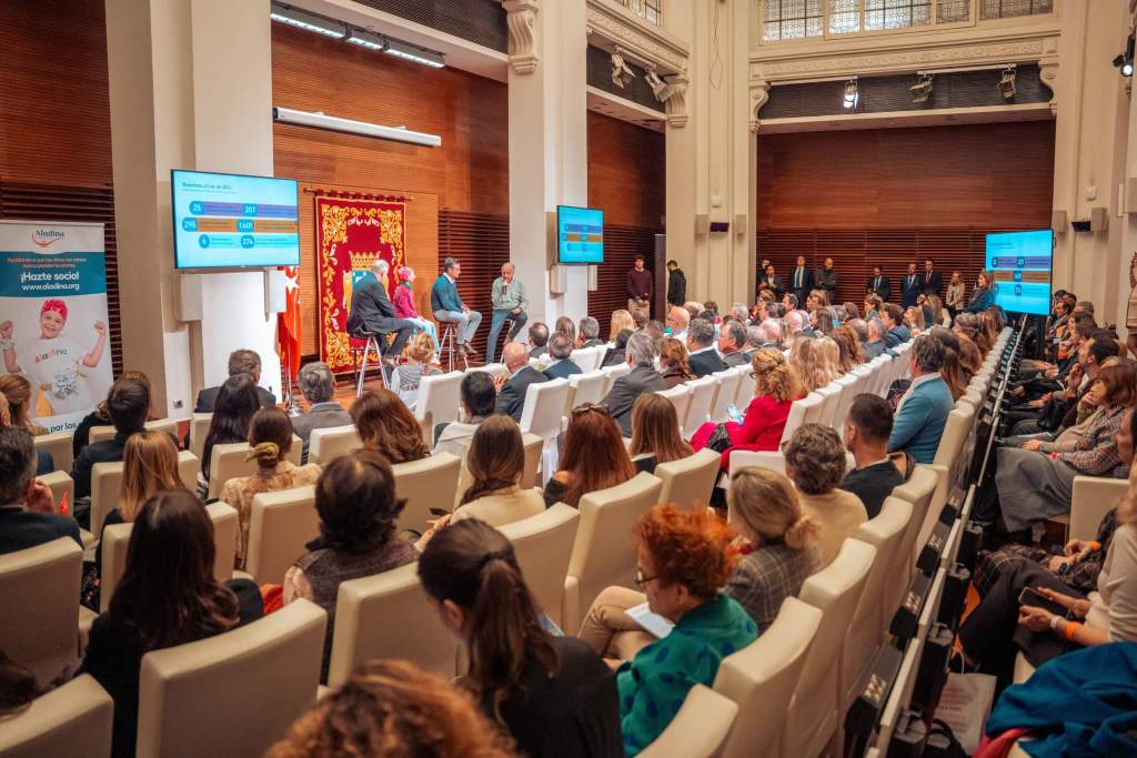 Acto de presentación en el Ayuntamiento de Madrid de Casa Aladina