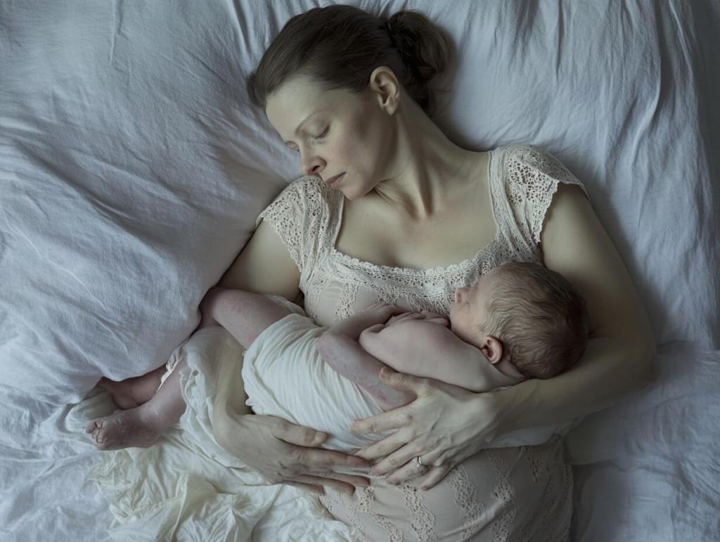 Una madre y su bebé