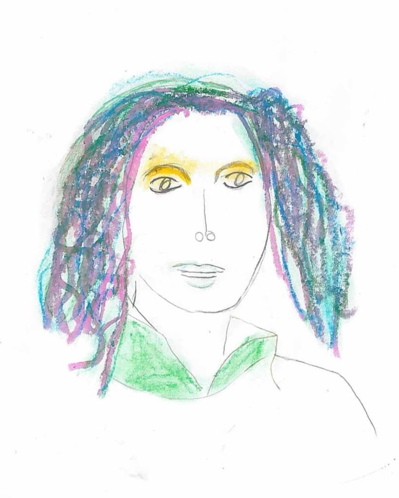 Retrato de Kate Middleton por su hijo Louis (Instagram: princeandprincessofwales)