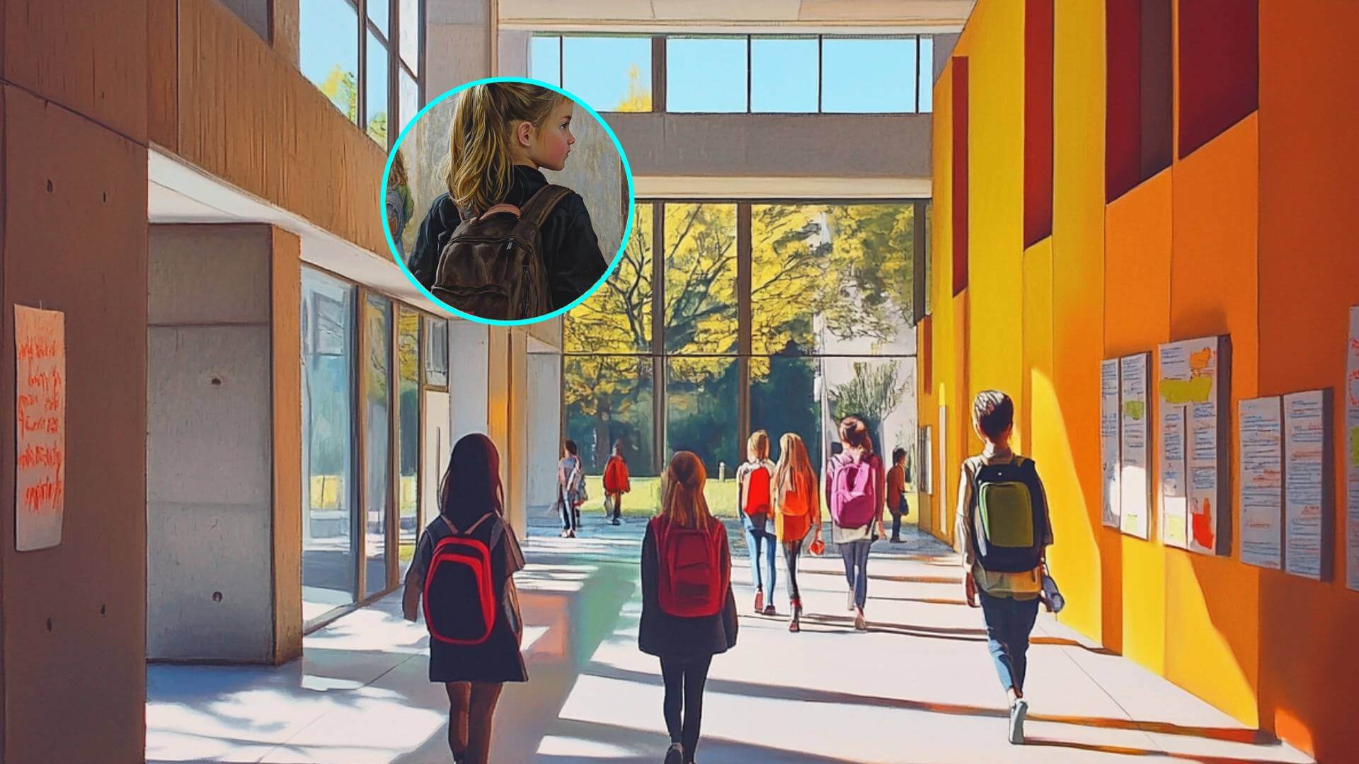 Un colegio en plena actividad