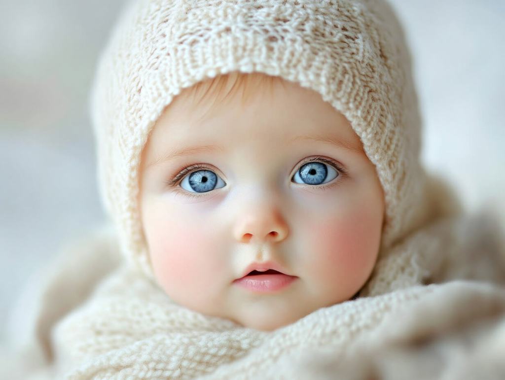 Una niña bebé