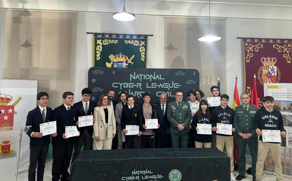 Entrega de diplomas de la Ciberliga de la Guardia Civil