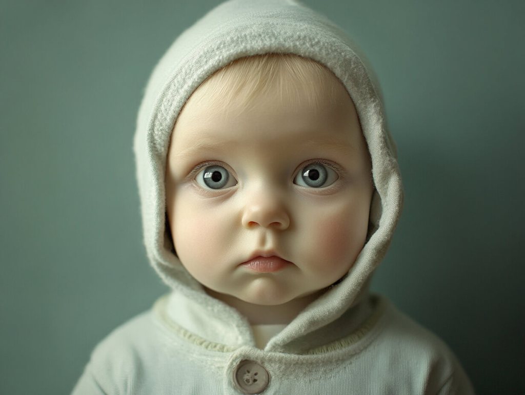 Un niño con capucha