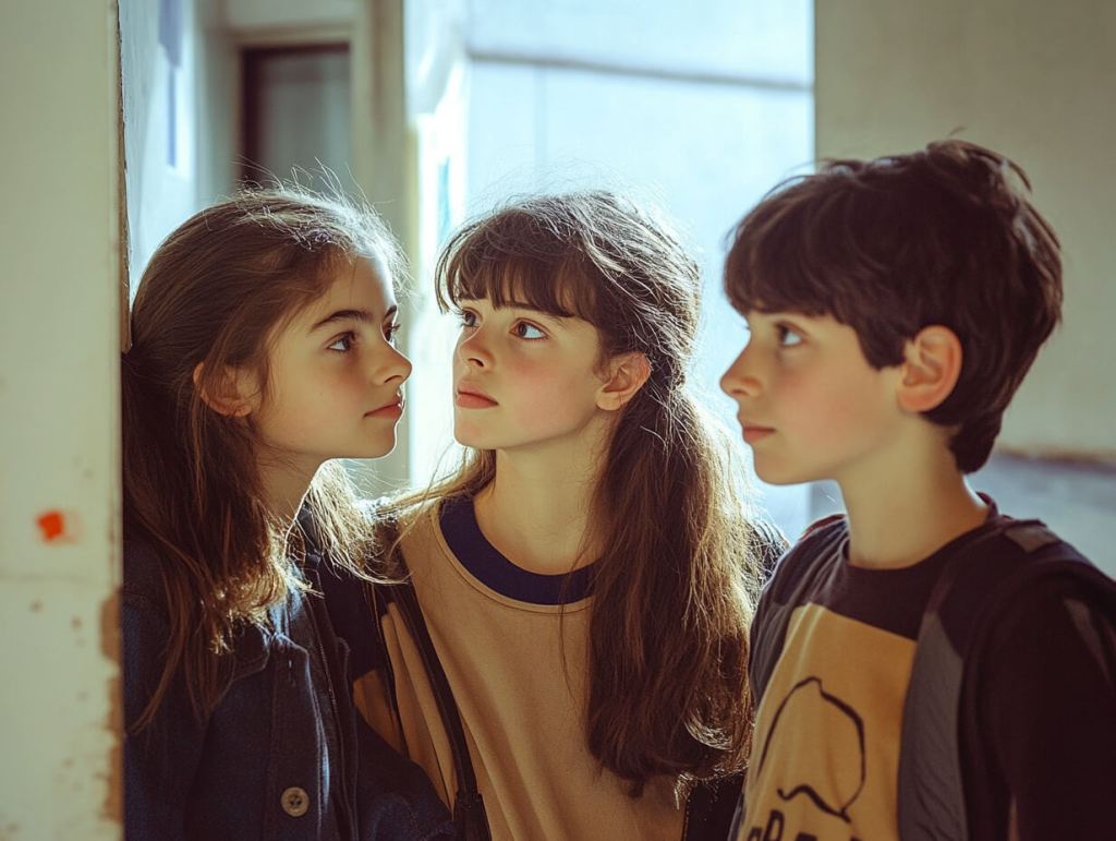 Niños y niñas en edad de pasar al instituto