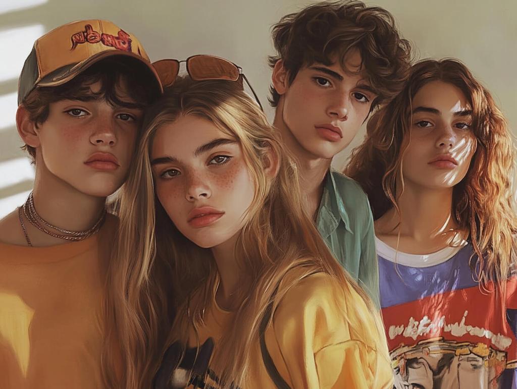 Un grupo de adolescentes