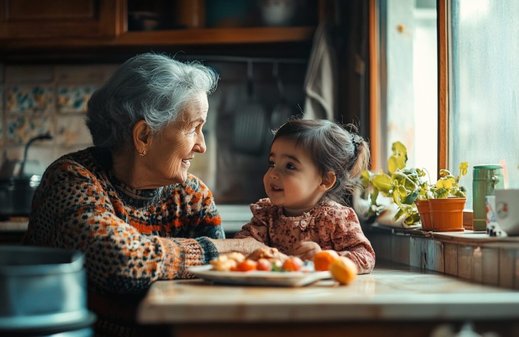 la mitad de los abuelos españoles cuidan a diario de sus nietos