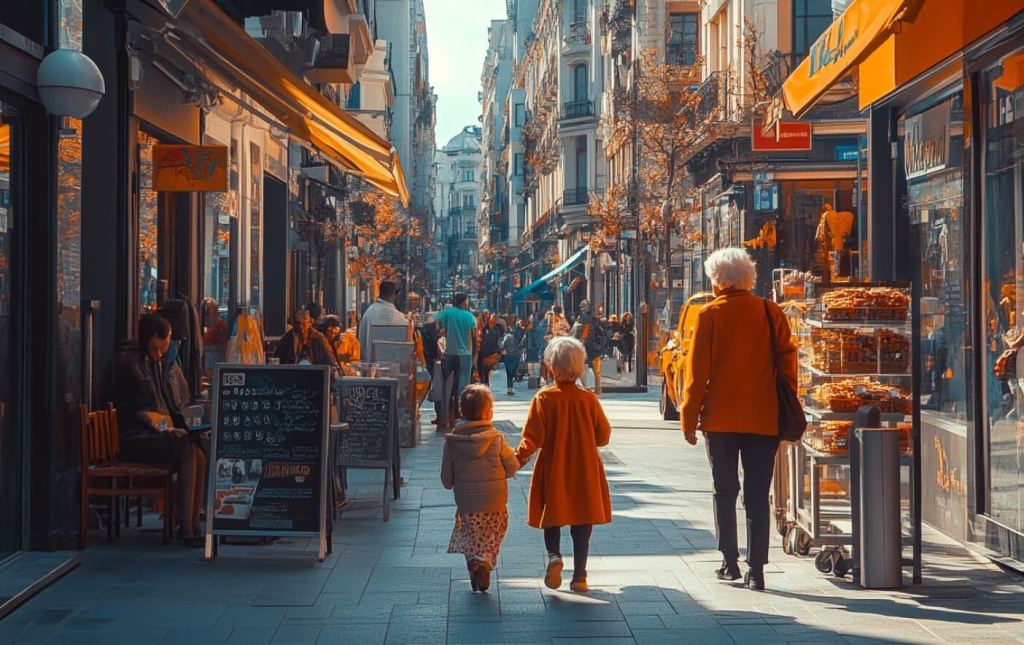 la mitad de los abuelos españoles cuidan a diario de sus nietos