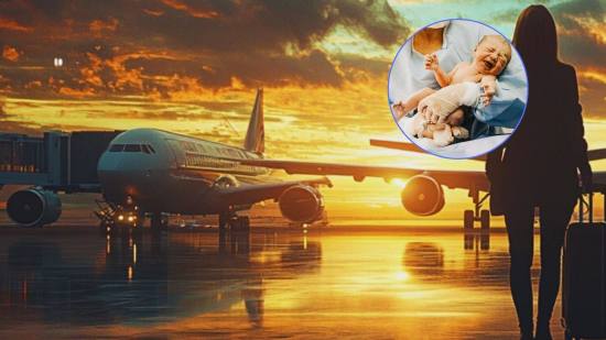 nace un bebé en pleno vuelo