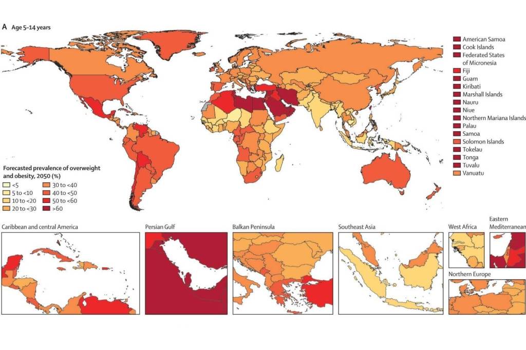 Estimación obesidad infancia y juventud 2050