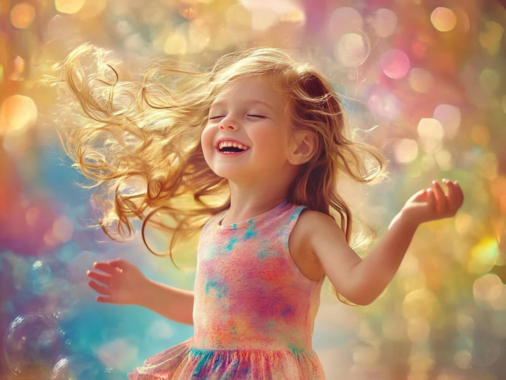 Niña feliz