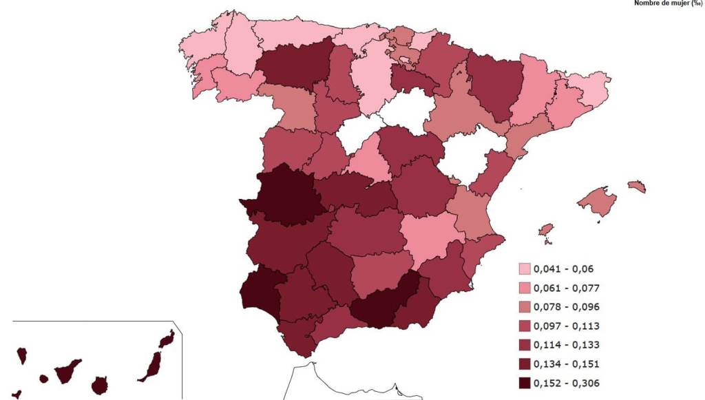 Nombre Adara en España
