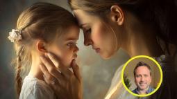 Una madre conecta con su hija después de una rabieta