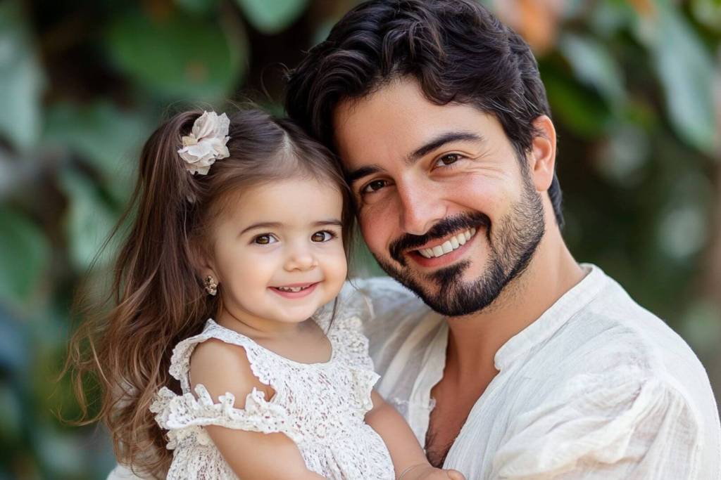 Retrato de un padre y su hija