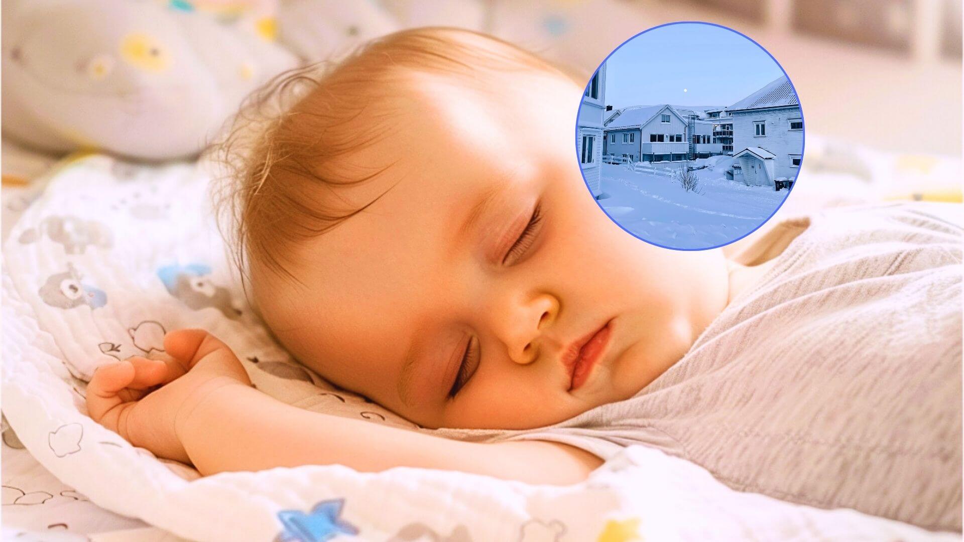 la siesta nórdica para los bebés