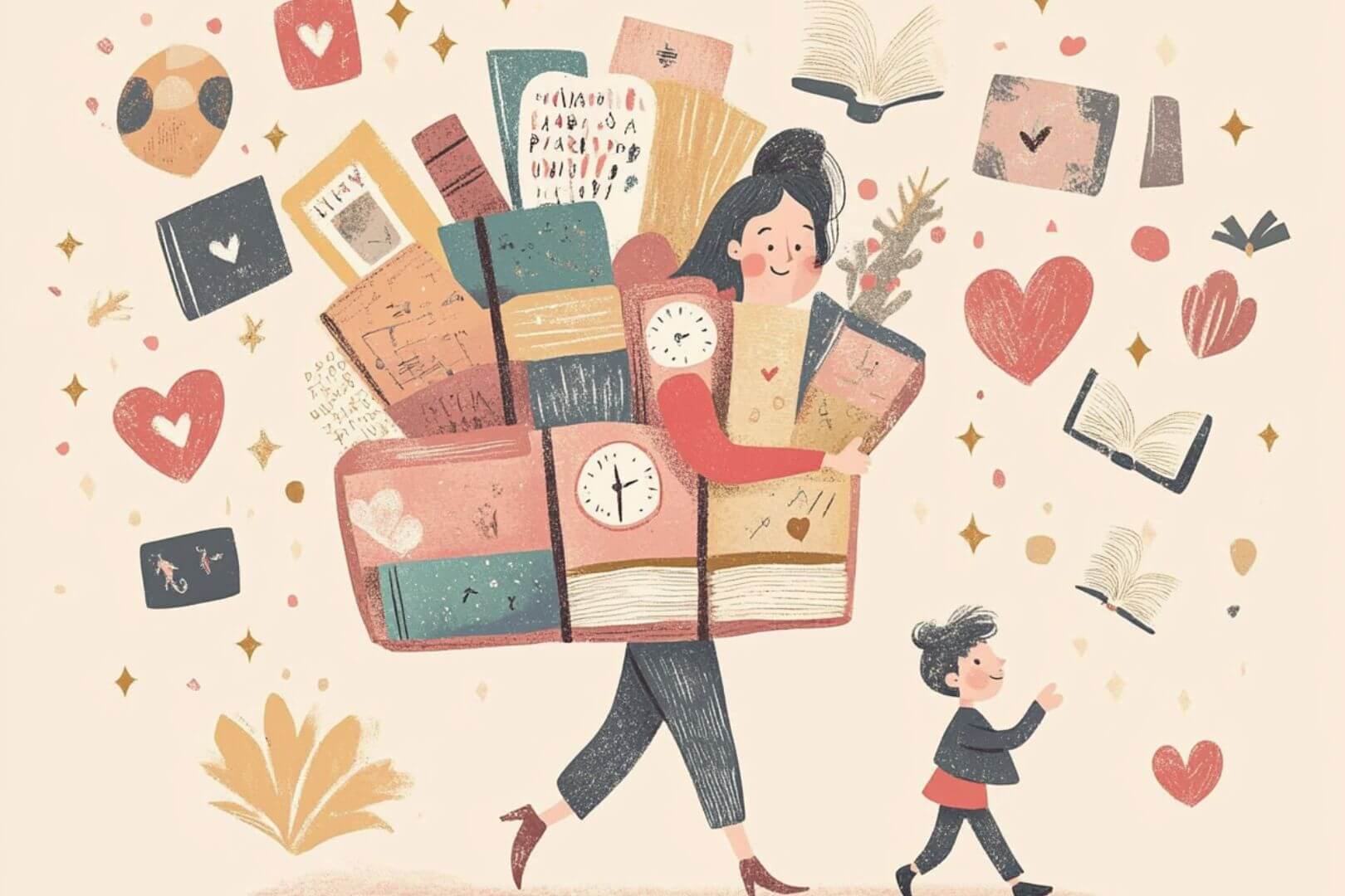 Ilustración que refleja la carga que pueden suponer las altas capacidades