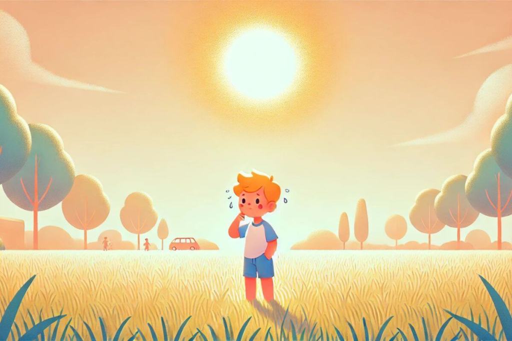 Incluso unos pocos días de calor pueden alterar la actividad cerebral en la infancia, según un nuevo estudio europeo
