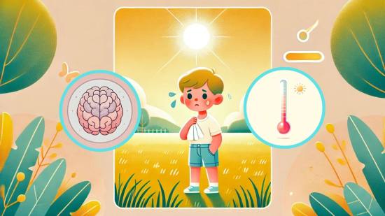 Incluso unos pocos días de calor pueden alterar la actividad cerebral en la infancia, según un nuevo estudio europeo