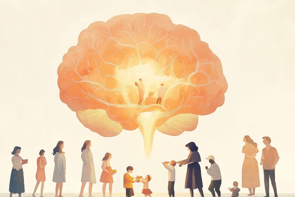 El estudio descubre que, además del componente social, la generosidad tiene su explicación en la forma en la que trabaja el cerebro desde la infancia