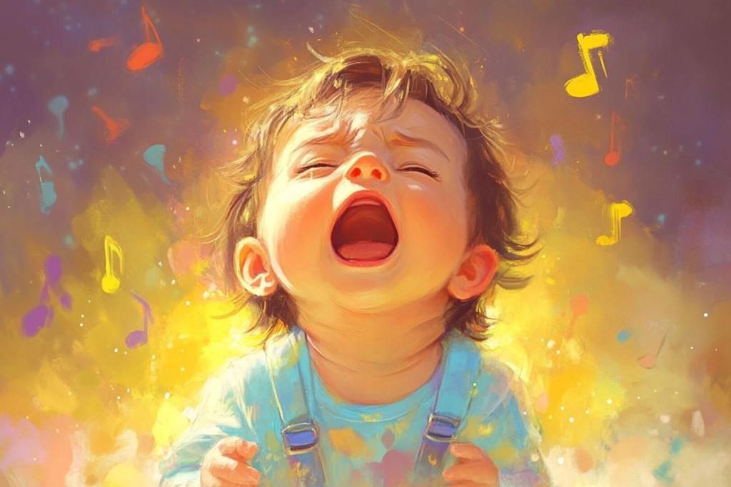 Un niño rechaza la música