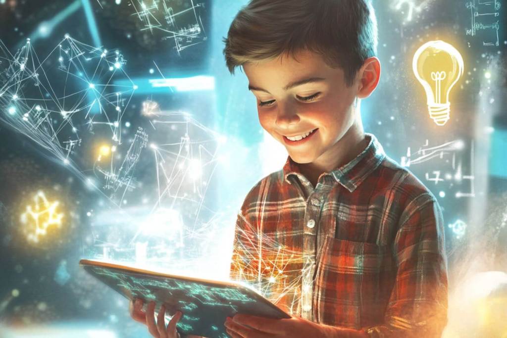 La inteligencia infantil en acción: una representación visual del talento y el descubrimiento en edades tempranas.