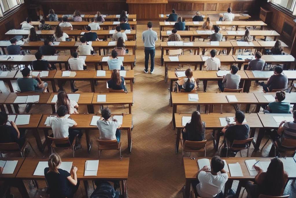 Concentración máxima: miles de alumnos afrontan este junio la renovada prueba de acceso a la universidad.