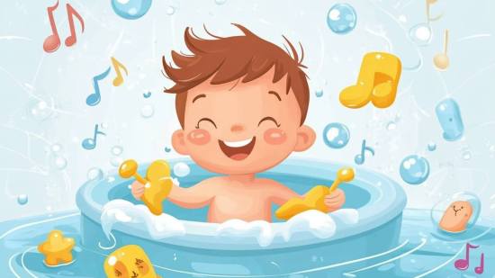 Jugar en la bañera nunca fue tan divertido gracias a La Canción del Baño: música, patitos y mucha alegría