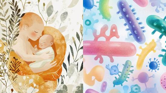 Desde el nacimiento, el tipo de parto influye en cómo se forma la microbiota del bebé, un factor clave en su desarrollo inmunológico y respiratorio