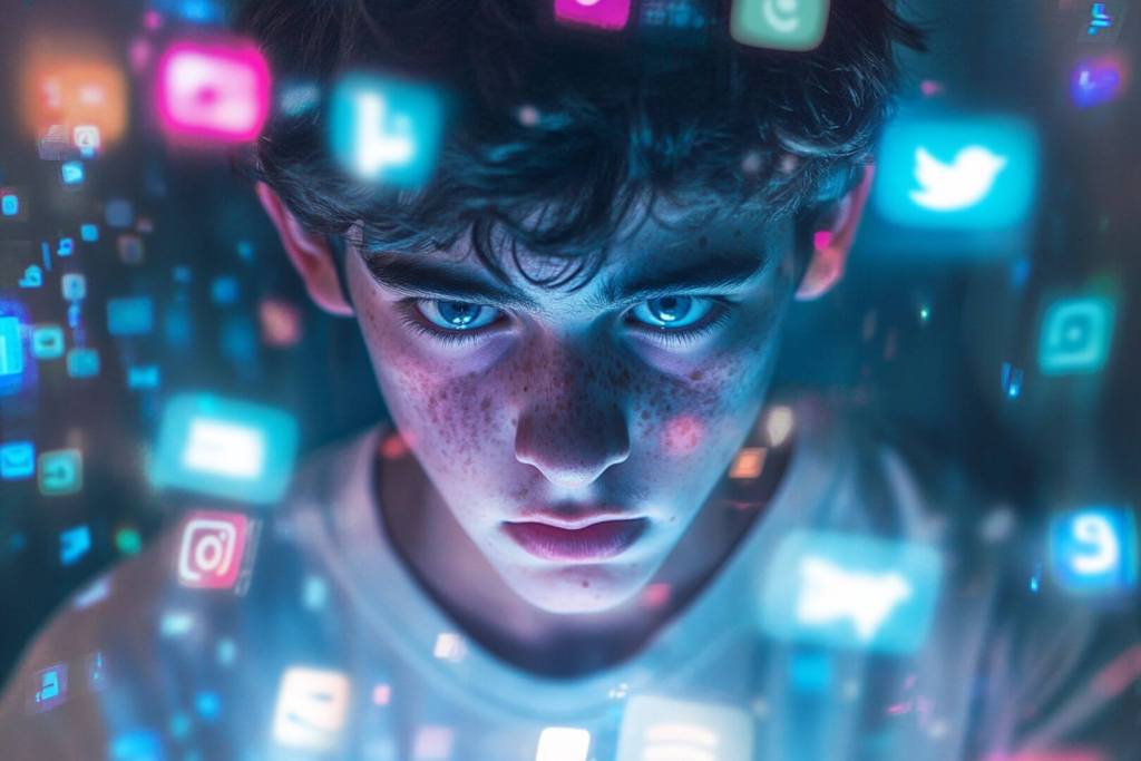"El 70 % de los adolescentes en España pasa más de 3 horas al día frente al móvil, y más del 90 % accede a redes sociales de forma habitual antes de los 13 años, según datos de INCIBE y Fundación ANAR