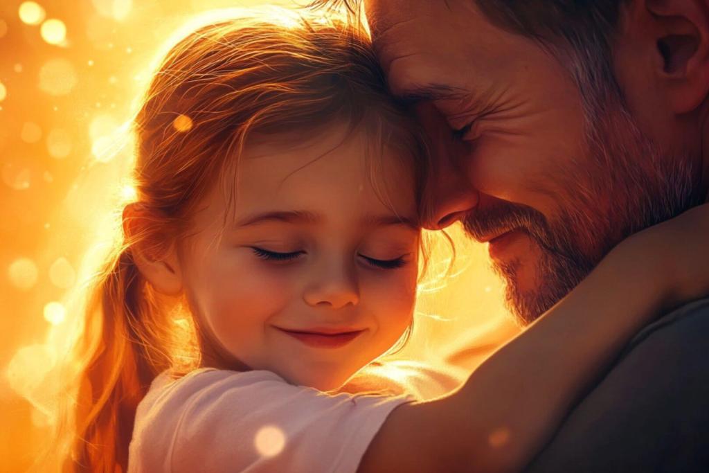 A veces, un abrazo firme y sincero educa más que mil palabras.