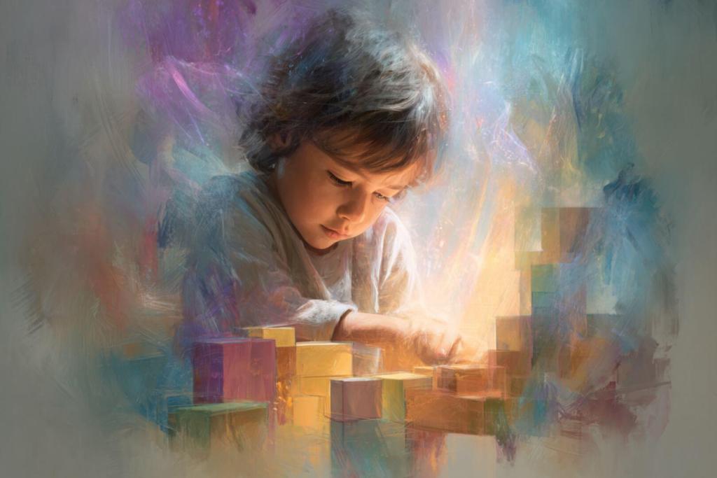Cuando un niño con altas capacidades entra en su universo creativo, todo lo demás desaparece. El entorno se silencia, aunque grite (Midjourney-RG).