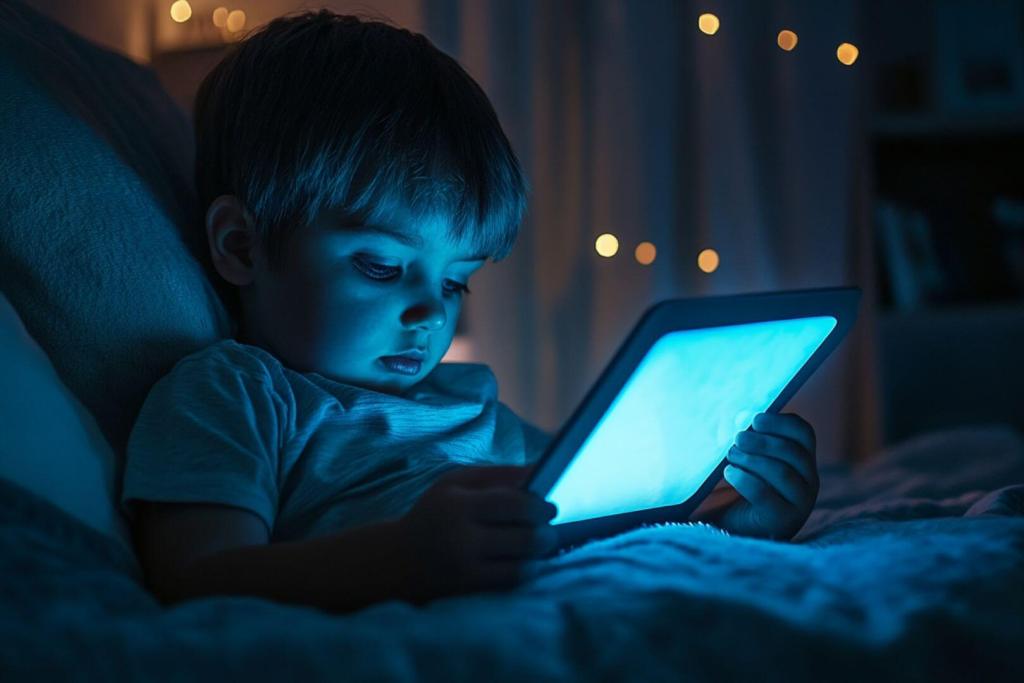 La exposición a pantallas antes de dormir puede afectar la atención y la calidad del sueño infantil.